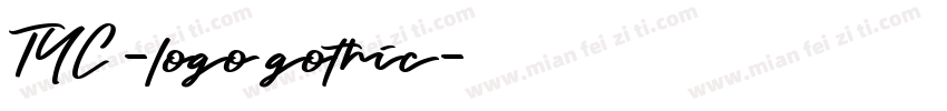TYC-logo gothic字体转换